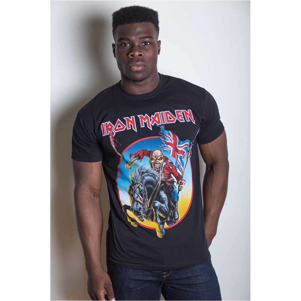 Iron Maiden Unisex T-Shirt: Euro Tour (Back Print) T-Shirt