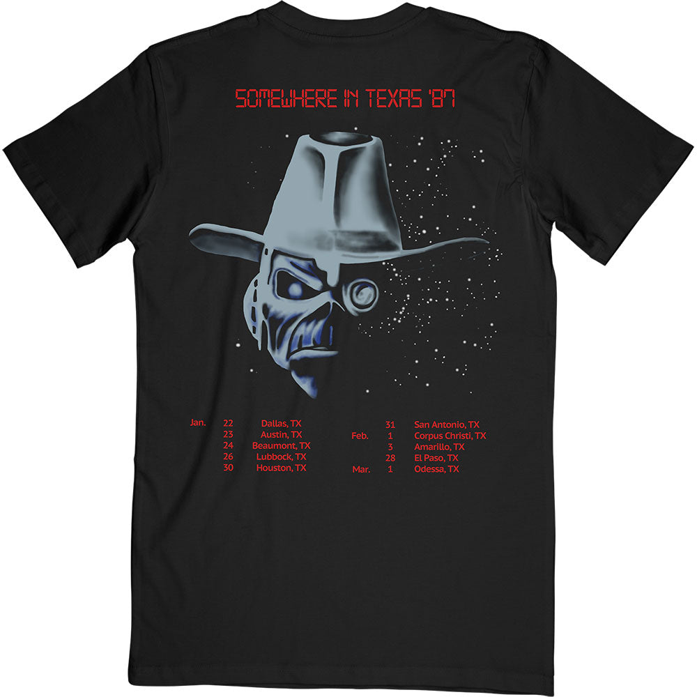 Iron Maiden Unisex T-Shirt: Stranger In A Strange Land (Back Print) T-Shirt