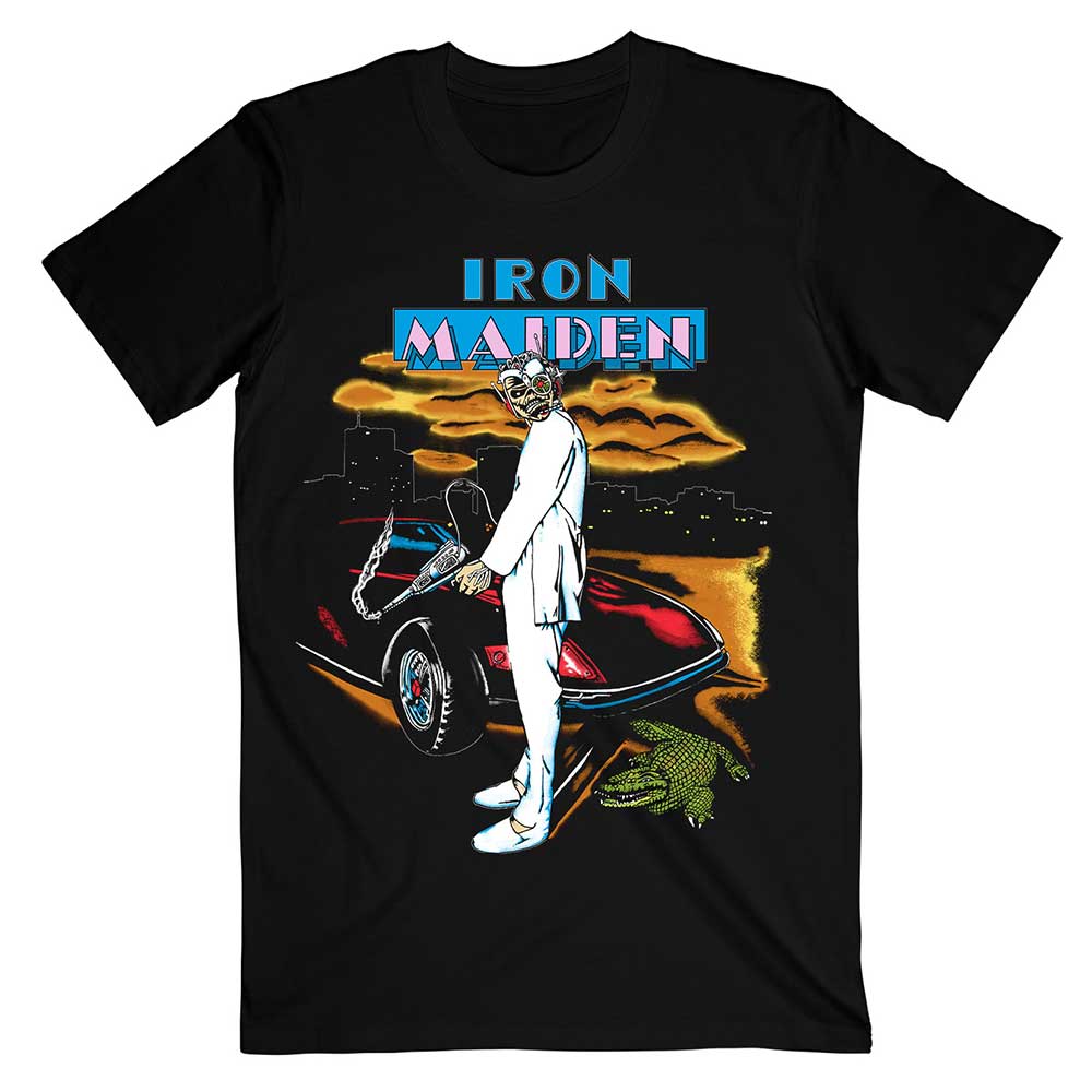 Iron Maiden Unisex T-Shirt: Vice Is Nice (Back Print) T-Shirt