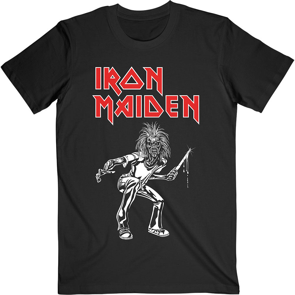 Iron Maiden Unisex T-Shirt: Autumn Tour 1980 (Back Print) T-Shirt