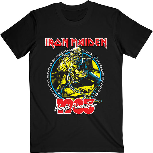 Iron Maiden Unisex T-Shirt: World Piece Tour '83 V.2. T-Shirt