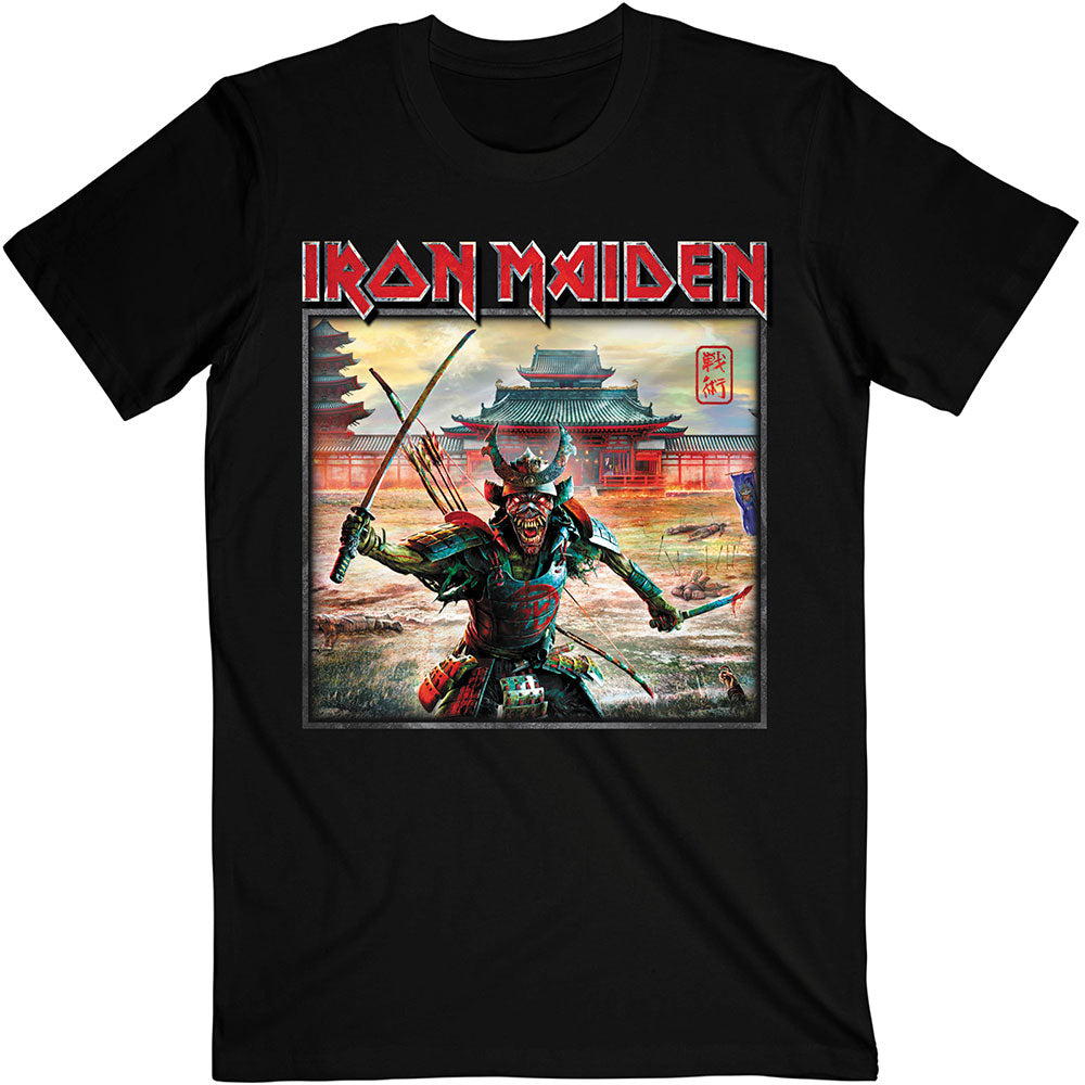 Iron Maiden Unisex T-Shirt: Senjutsu Album Palace Keyline Square T-Shirt