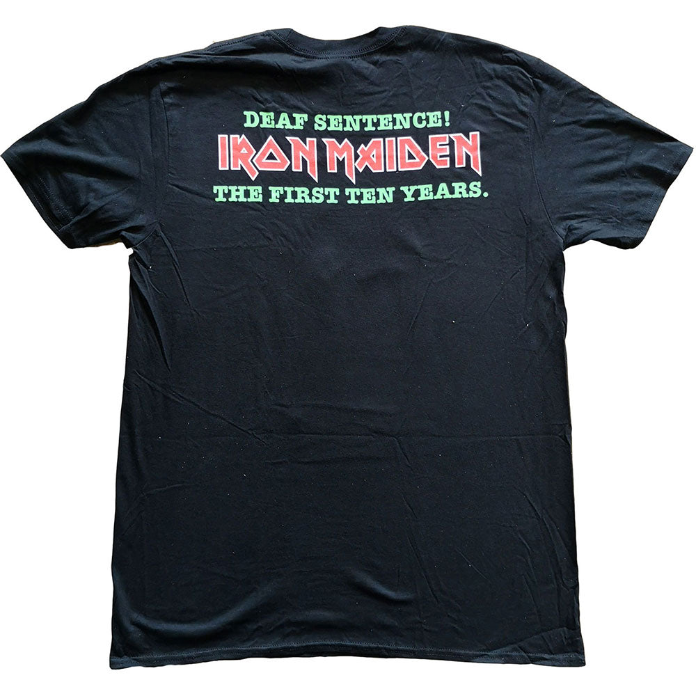 Iron Maiden Unisex T-Shirt: Deaf Sentence (Back Print) T-Shirt