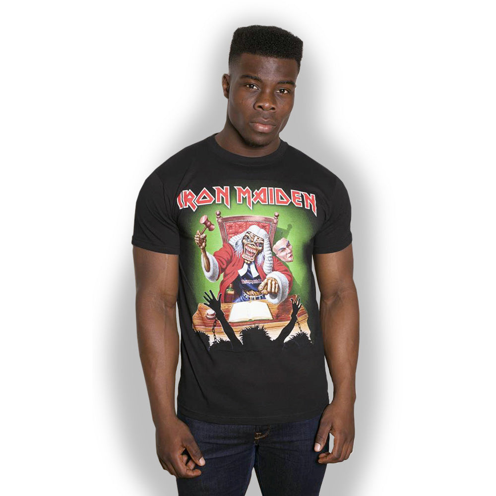 Iron Maiden Unisex T-Shirt: Deaf Sentence (Back Print) T-Shirt