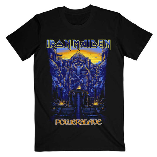 Iron Maiden Unisex T-Shirt: Dark Ink Powerslaves T-Shirt