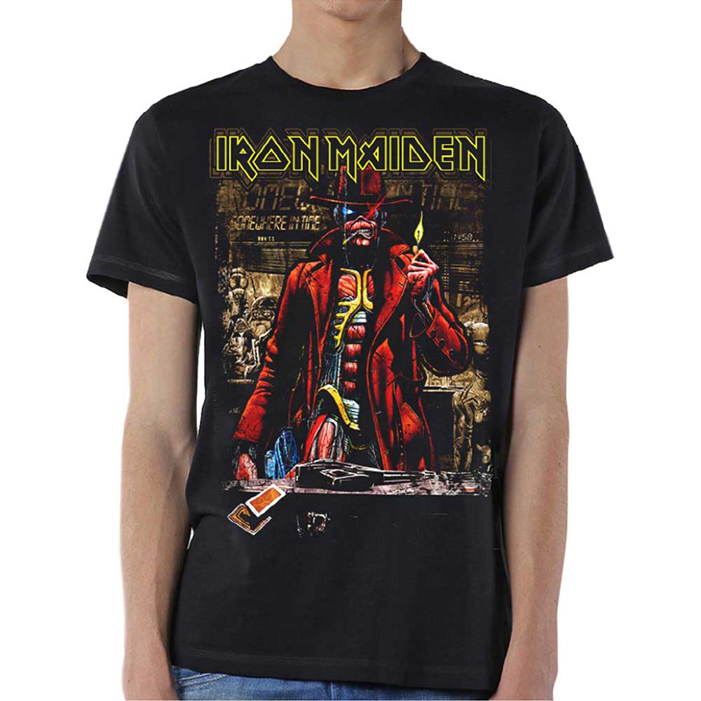 Iron Maiden Unisex T-Shirt: Stranger Sepia T-Shirt