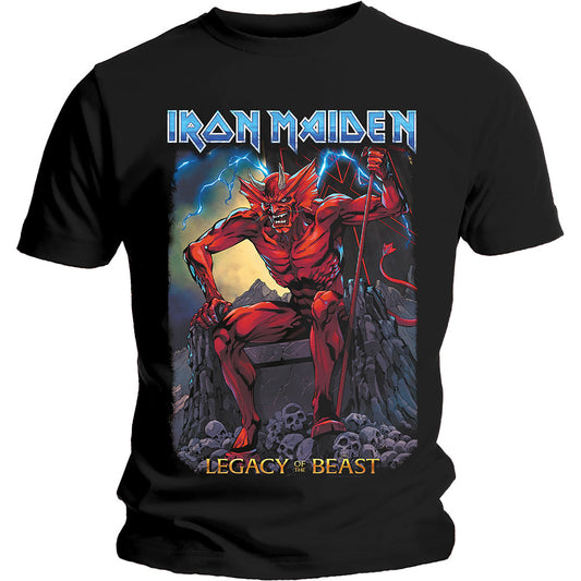 Iron Maiden Unisex T-Shirt: Legacy of the Beast 2 Devil T-Shirt
