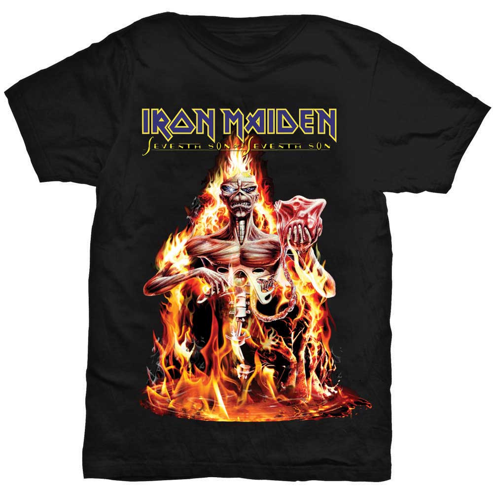 Iron Maiden Unisex T-Shirt: Seventh Son T-Shirt
