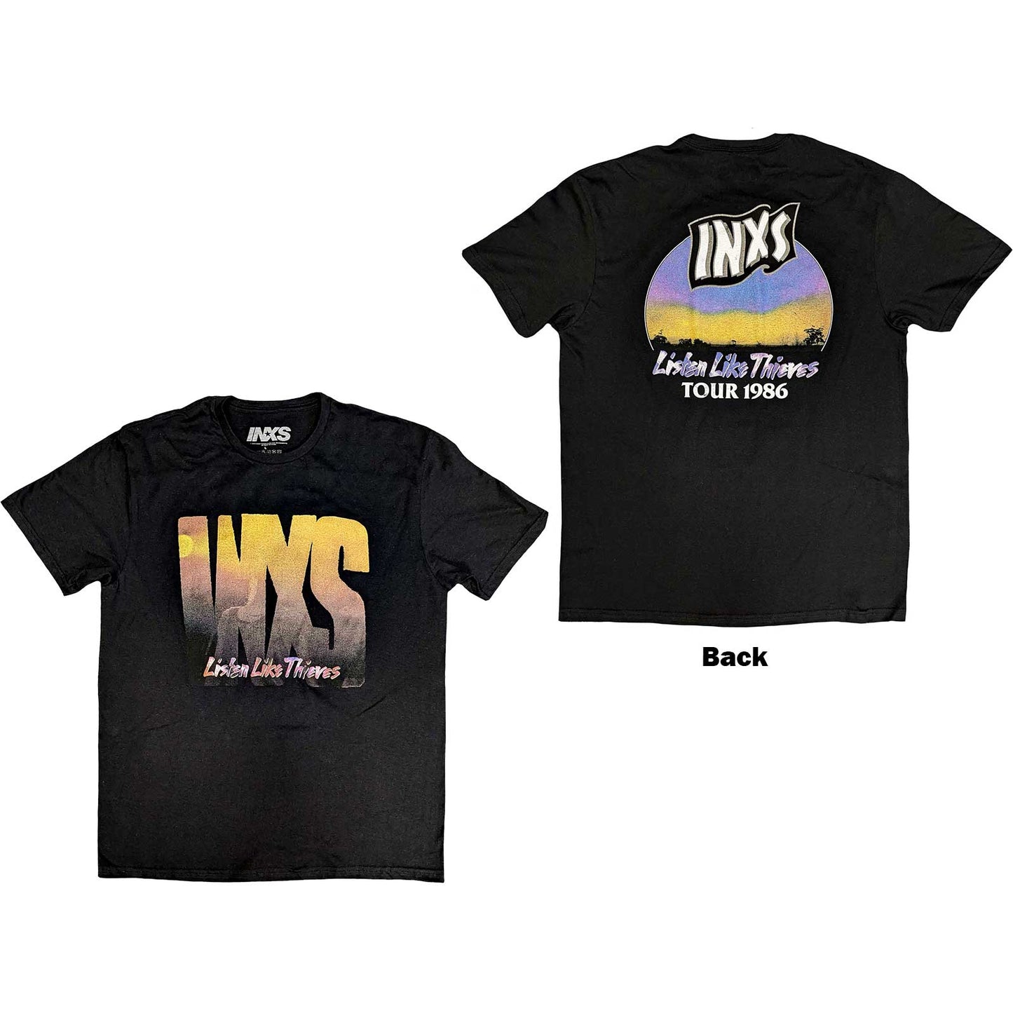 Een foto van een T-Shirt van INXS.