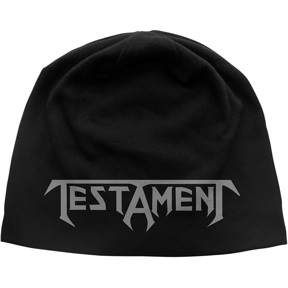 Testament Unisex Beanie Hat: Logo Muts