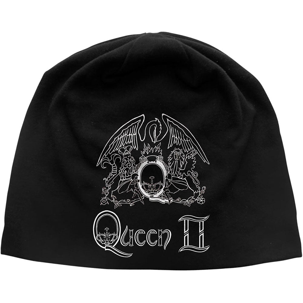 Queen Unisex Beanie Hat: Queen II Crest Muts