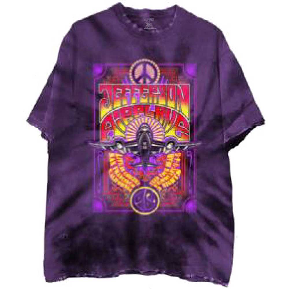Jefferson Airplane Unisex T-Shirt: Live in San Francisco, CA (Wash Collection) T-Shirt