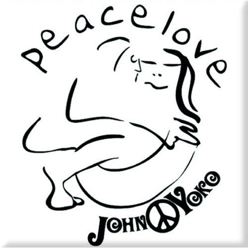 John Lennon Fridge Magnet: Cuddle Koelkastmagneet