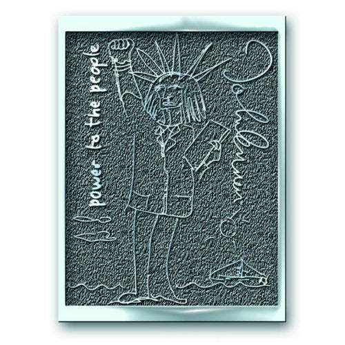 John Lennon Pin Badge: Power to the People Speld