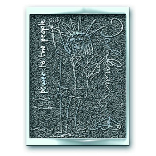 John Lennon Pin Badge: Power to the People Speld