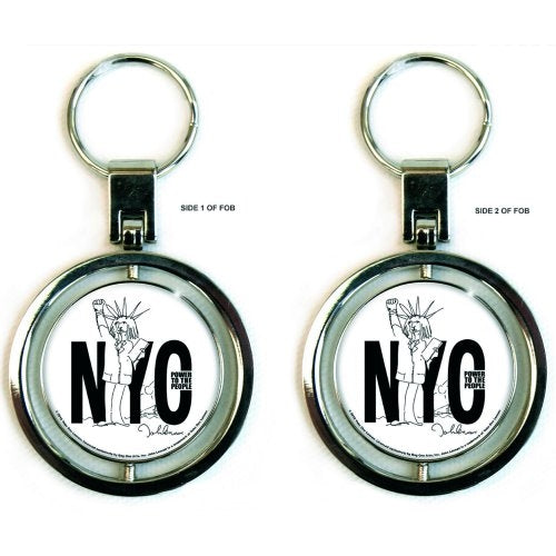 John Lennon Keychain: Power to the People (Spinner) Sleutelhanger