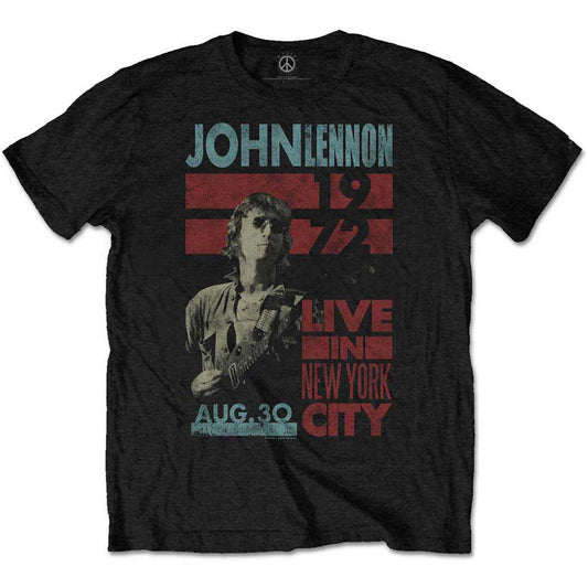 John Lennon Unisex T-Shirt: Live in NYC T-Shirt