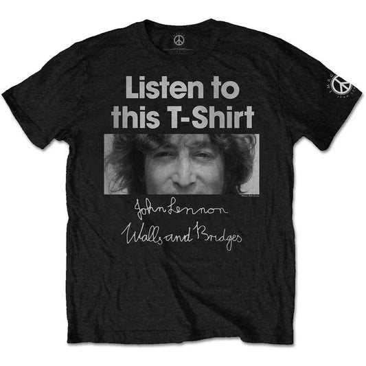 John Lennon Unisex T-Shirt: Listen Lady T-Shirt