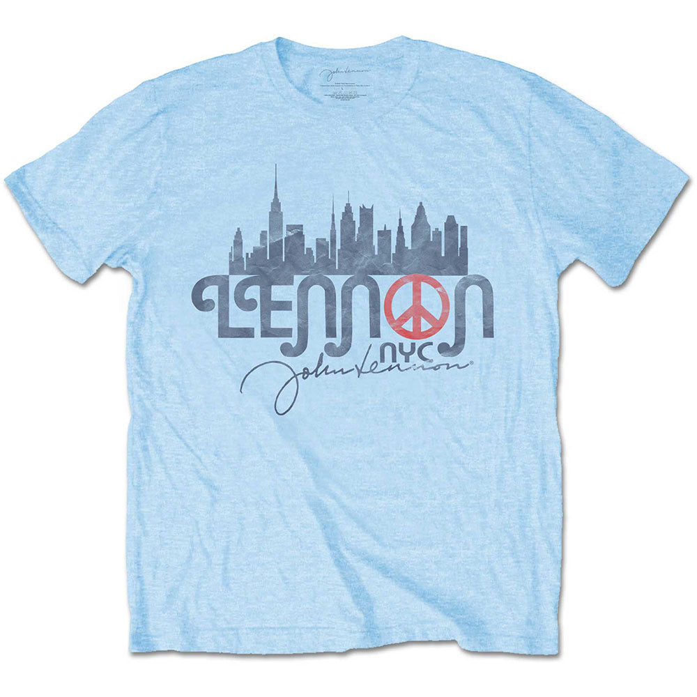 John Lennon Unisex T-Shirt: NYC Skyline T-Shirt
