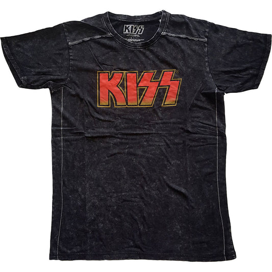 KISS Unisex T-Shirt: Classic Logo (Wash Collection) T-Shirt