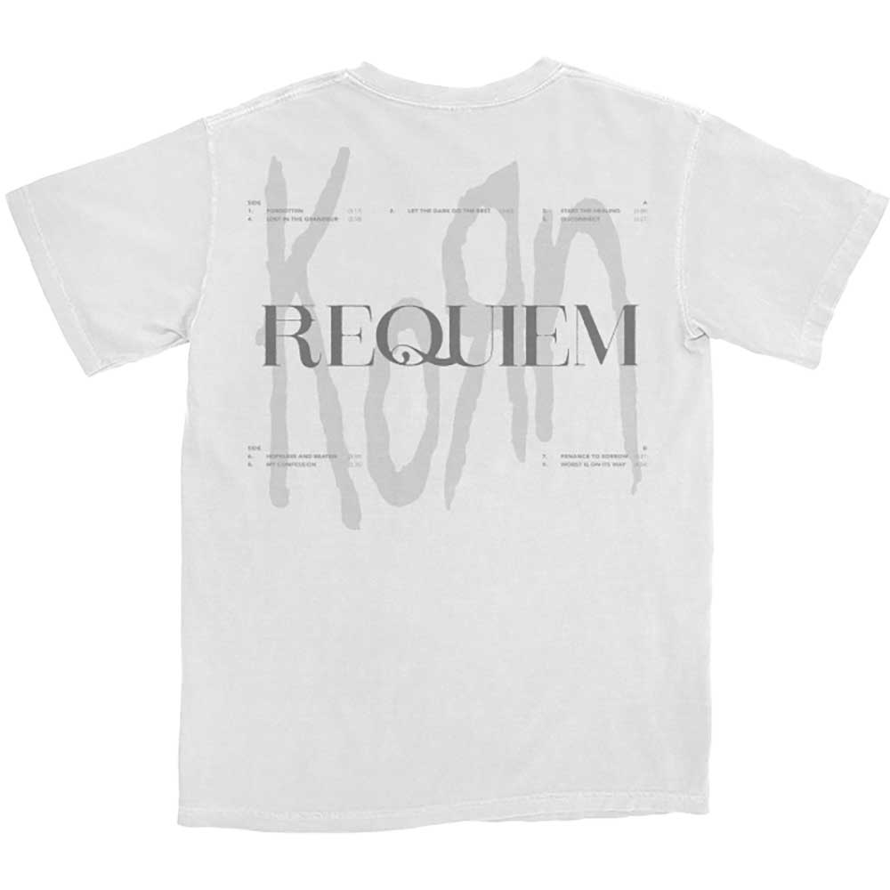 Korn Unisex T-Shirt: Requiem (Back Print) T-Shirt