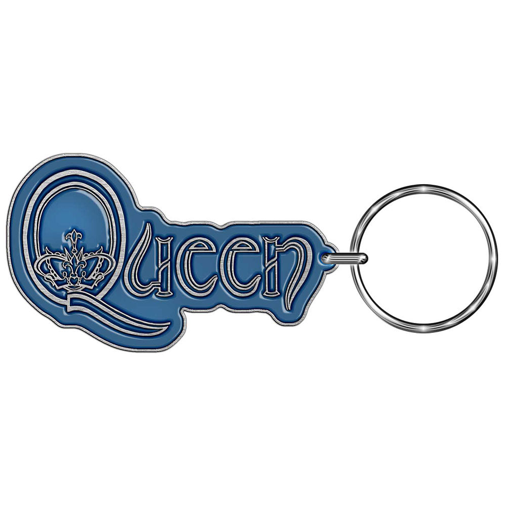 Queen Keychain: Logo (Die-Cast Relief) Sleutelhanger