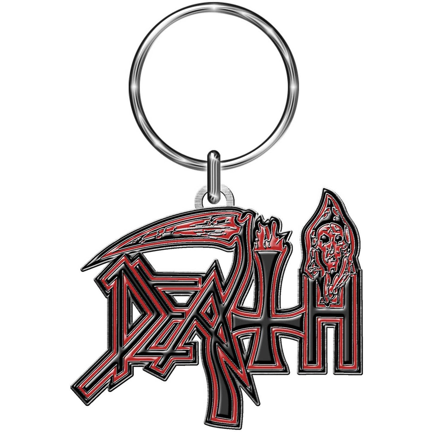 Een foto van een Keychain van Death.