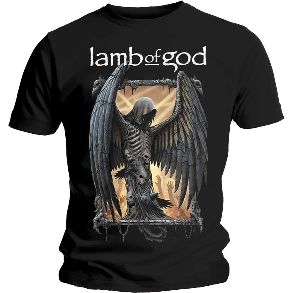 Lamb Of God Unisex T-Shirt: Winged Death T-Shirt