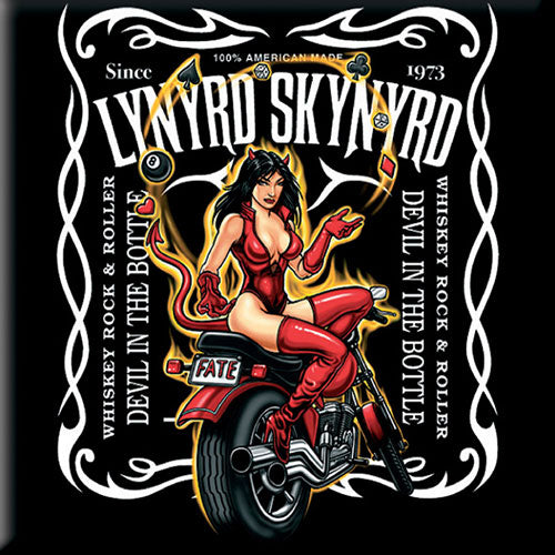 Lynyrd Skynyrd Fridge Magnet: Devil In The Bottle Koelkastmagneet