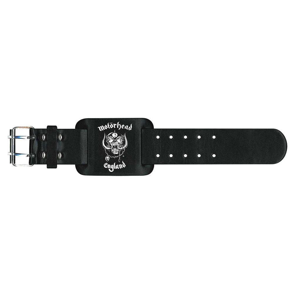 Motorhead Leather Wrist Strap: England Leren polsband