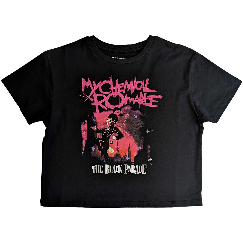 My Chemical Romance Ladies Crop Top: March Crop Top