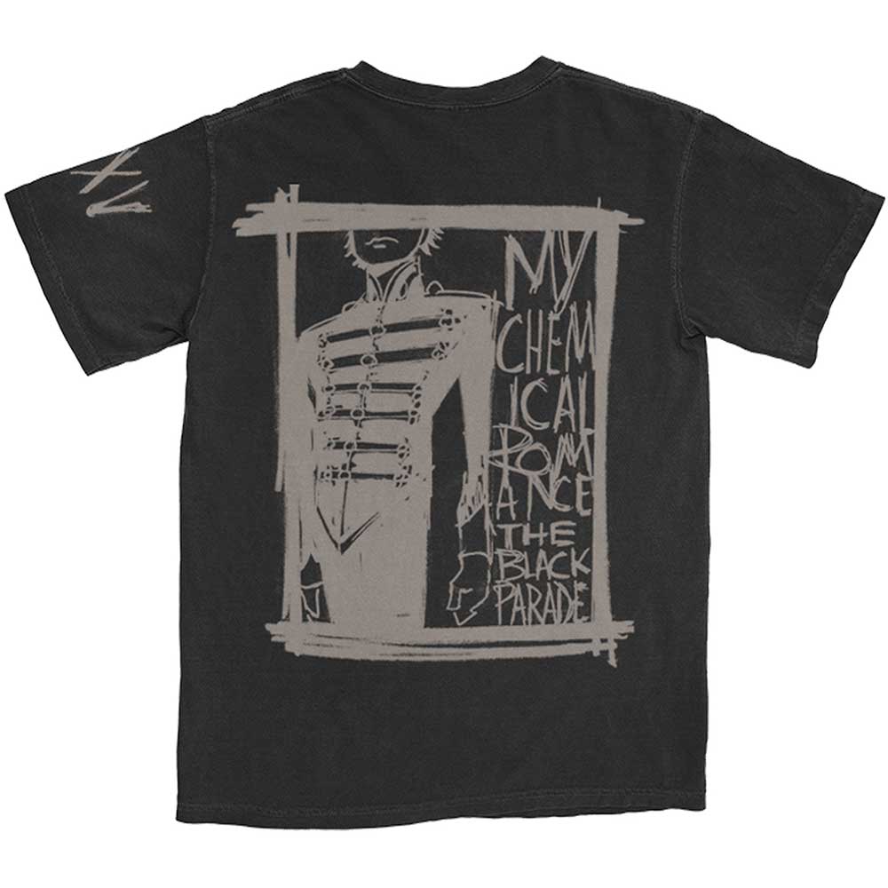 My Chemical Romance Unisex T-Shirt: XV Marching Frame (Back Print) T-Shirt