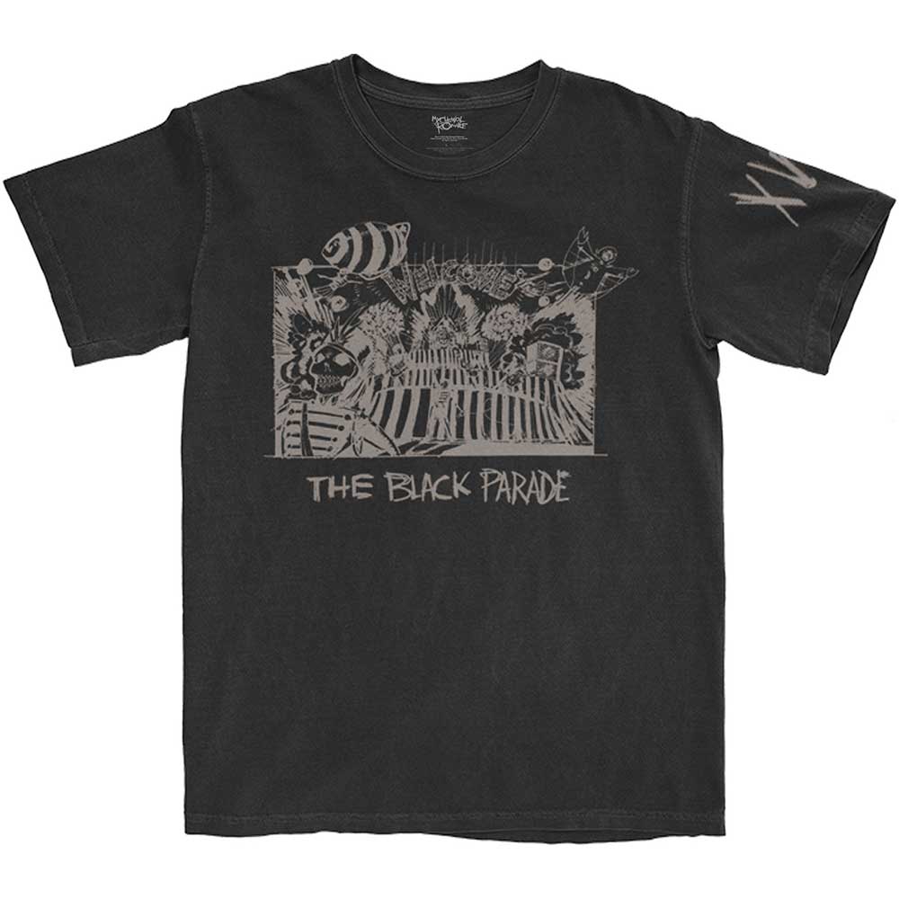My Chemical Romance Unisex T-Shirt: XV Marching Frame (Back Print) T-Shirt