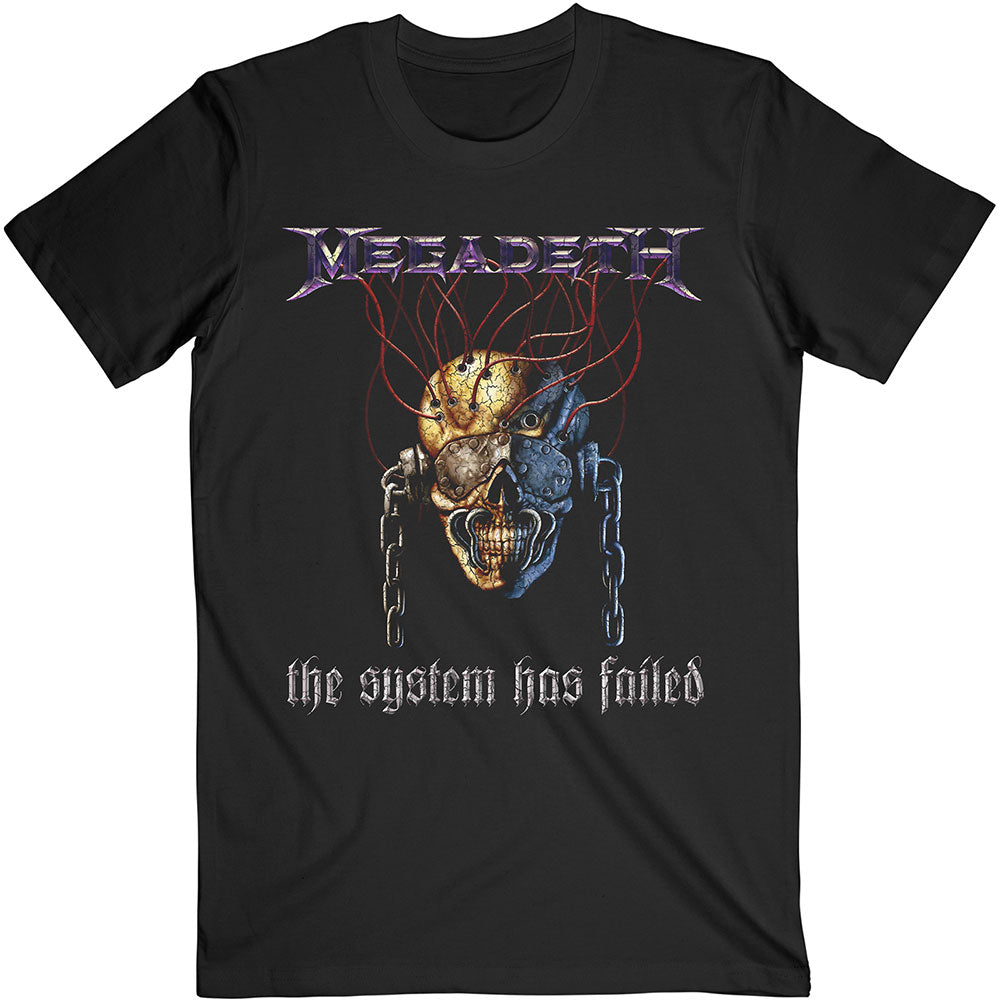 Megadeth Unisex T-Shirt: Systems Fail T-Shirt