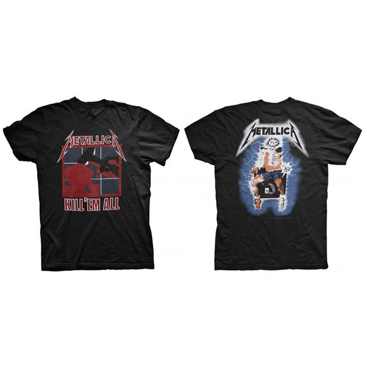 Metallica Unisex T-Shirt: Kill 'Em All (Back Print) T-Shirt