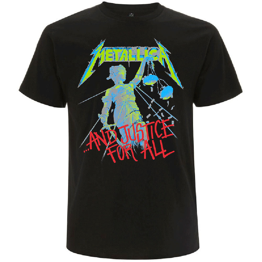Metallica Unisex T-Shirt: And Justice For All (Original) (Back Print) T-Shirt