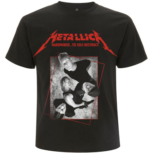Metallica Unisex T-Shirt: Hardwired Band Concrete T-Shirt