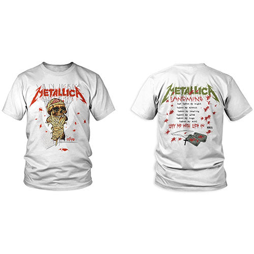 Metallica Unisex T-Shirt: One Landmine (Back Print) T-Shirt