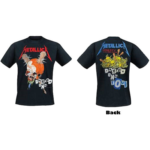 Metallica Unisex T-Shirt: Damage Inc (Back Print) T-Shirt
