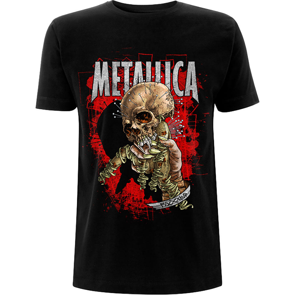Een foto van een T-Shirt van Metallica.