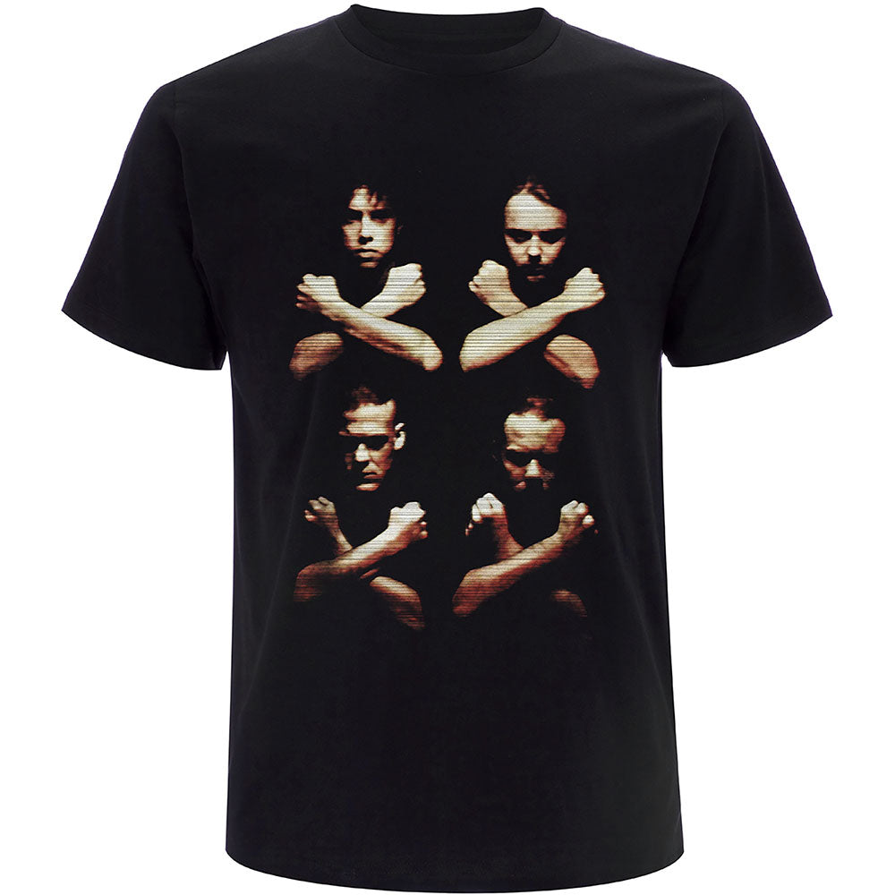 Metallica Unisex T-Shirt: Birth Death Crossed Arms (Back Print) T-Shirt