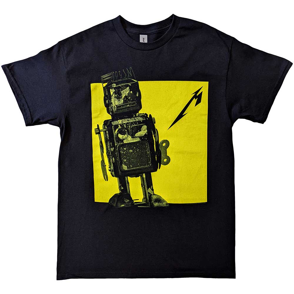 Metallica Unisex T-Shirt: 72 Seasons Burnt Robot (Back Print) T-Shirt