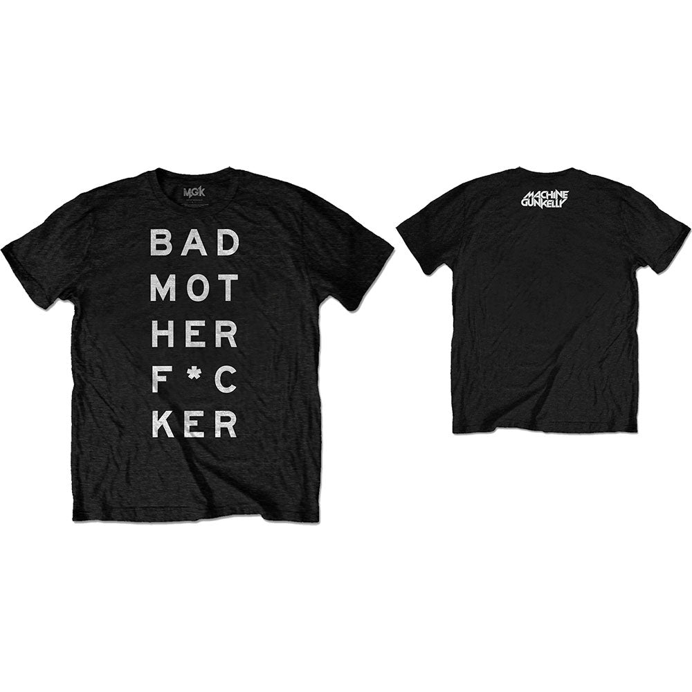 Machine Gun Kelly Unisex T-Shirt: Bad Mo-Fu (Back Print) T-Shirt