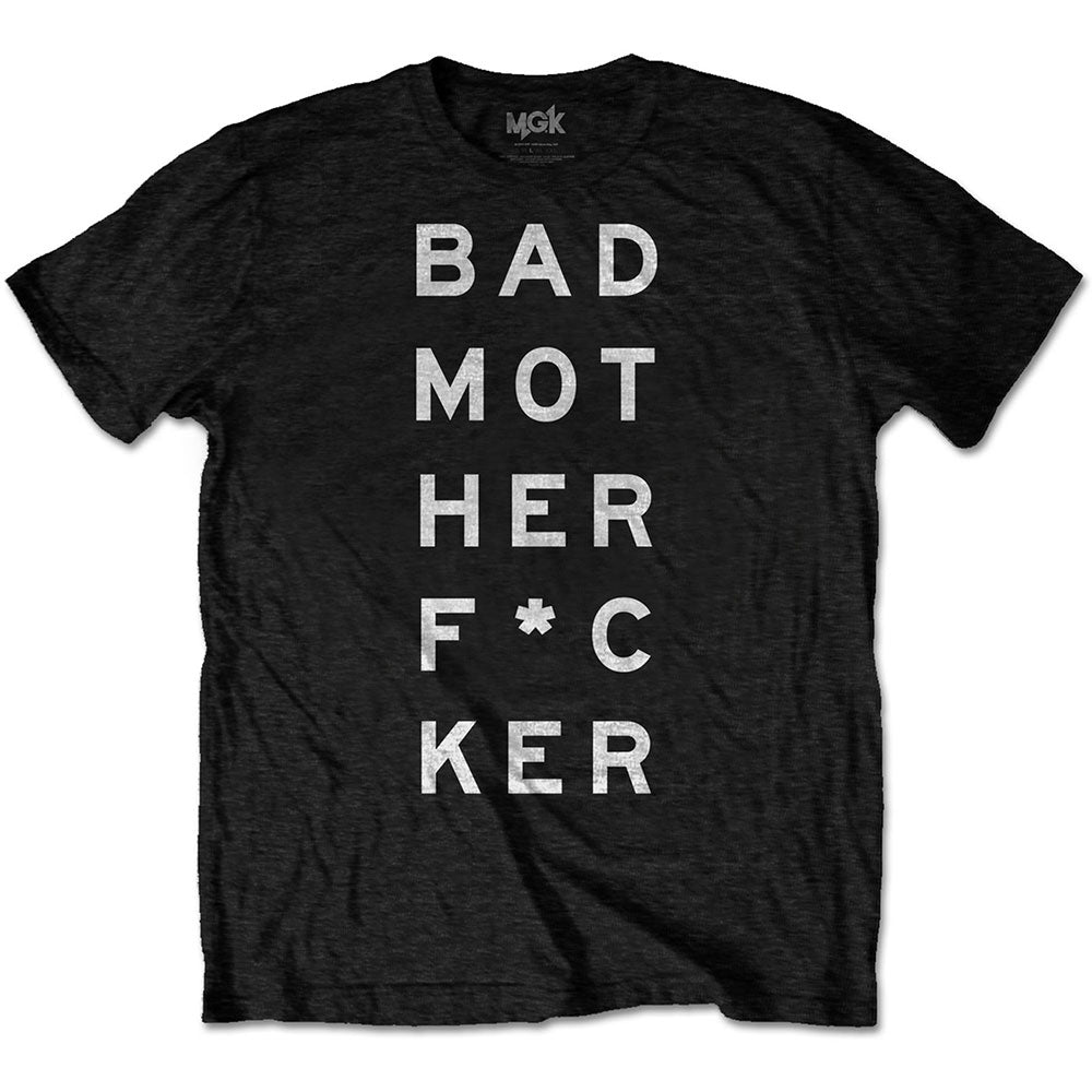 Machine Gun Kelly Unisex T-Shirt: Bad Mo-Fu (Back Print) T-Shirt