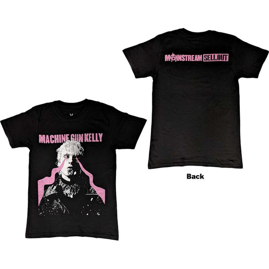 Machine Gun Kelly Unisex T-Shirt: Laser Eye (Back Print) T-Shirt