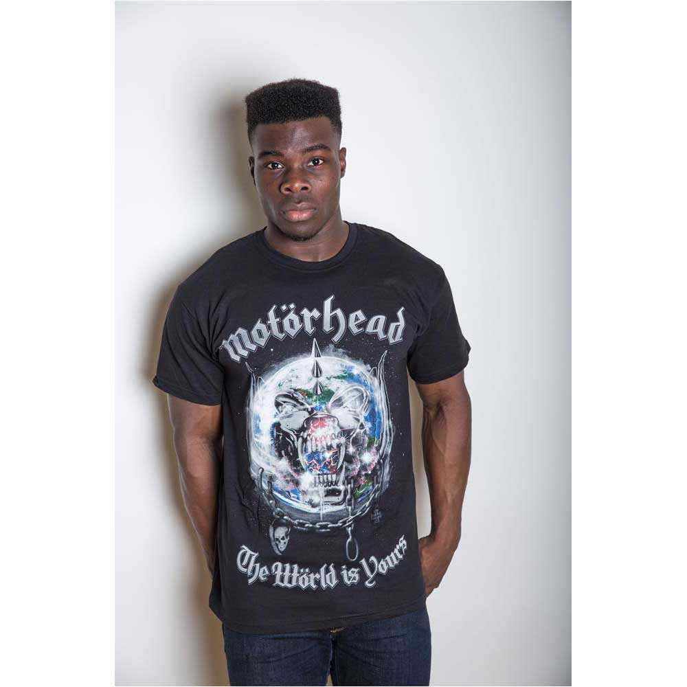 Motorhead Unisex T-Shirt: The World is your Album T-Shirt
