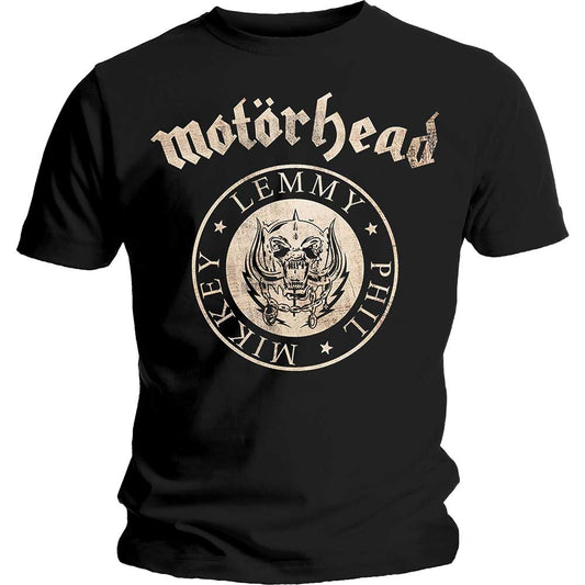 Motorhead Unisex T-Shirt: Undercover Seal Newsprint T-Shirt