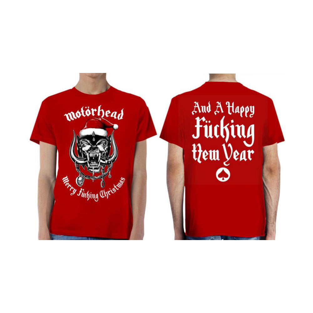 Motorhead Unisex T-Shirt: Christmas 2017 (Back Print) T-Shirt