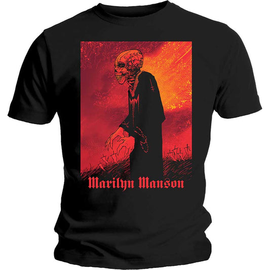 Marilyn Manson Unisex T-Shirt: Mad Monk T-Shirt