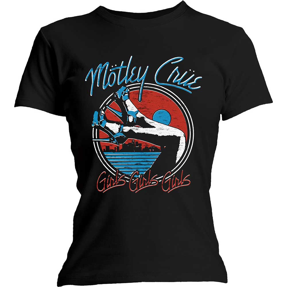 Motley Crue Ladies T-Shirt: Heels V.3. T-Shirt